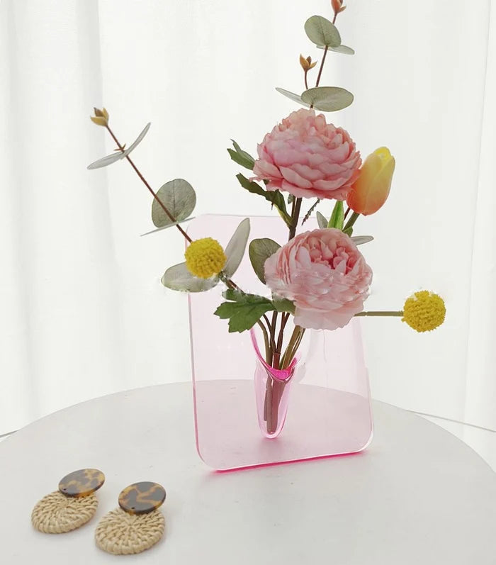 Transparent Photo Frame Vase