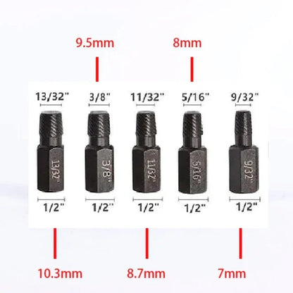 Screw and Bolt Power Extractor Kit