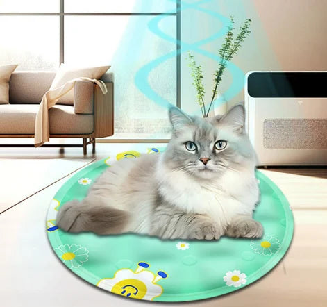 Round Pet Cooling Mat for Summer