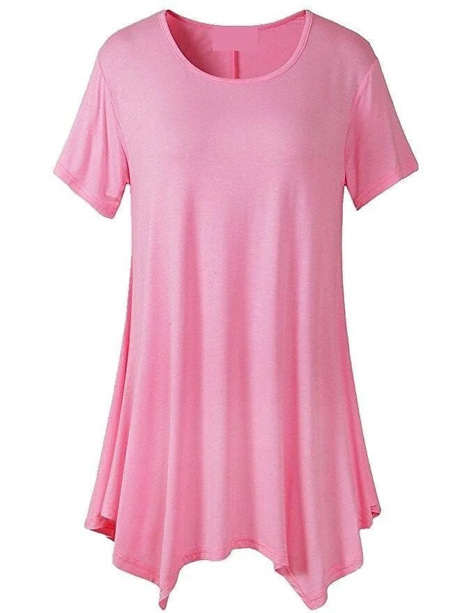 Women's Summer Mid-length Short-sleeved T-shirt