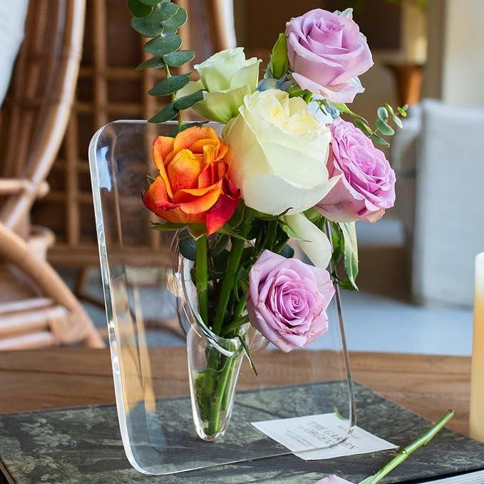 Transparent Photo Frame Vase