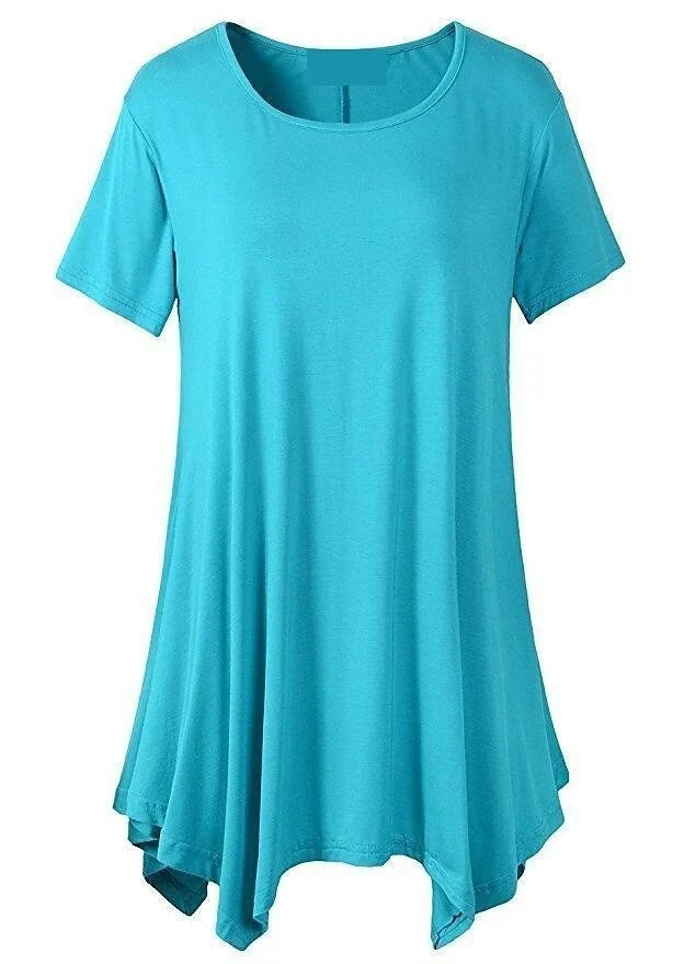 Women's Summer Mid-length Short-sleeved T-shirt