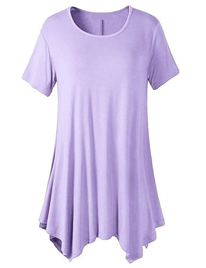 Women's Summer Mid-length Short-sleeved T-shirt