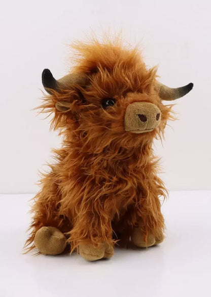 Eco-Friendly Scottish Highland Cow Soft Plush Toy