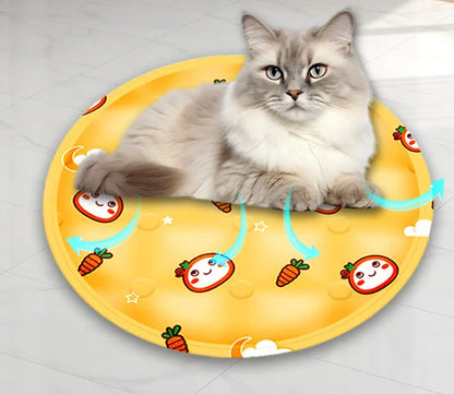 Round Pet Cooling Mat for Summer