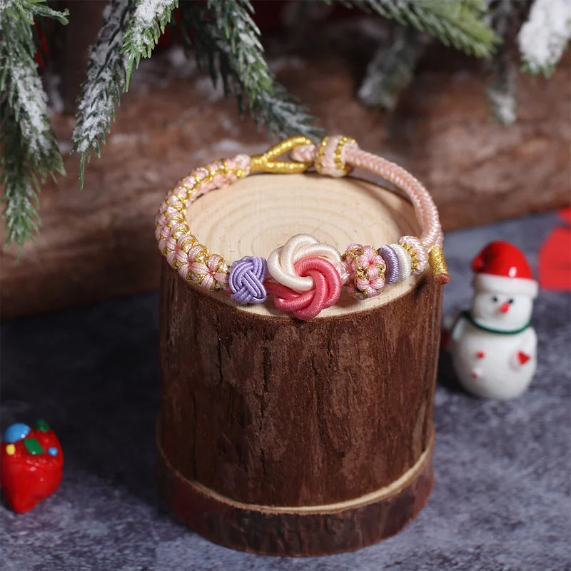 Peach Blossom Knot Bracelet