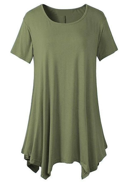 Women's Summer Mid-length Short-sleeved T-shirt