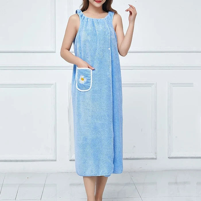 Quick Dry Absorb Water Wearable Bath Towel