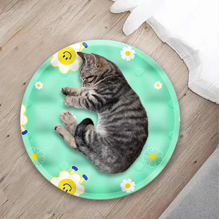 Round Pet Cooling Mat for Summer