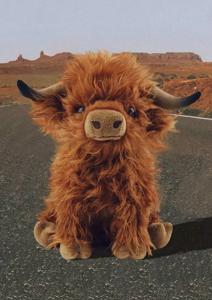 Eco-Friendly Scottish Highland Cow Soft Plush Toy