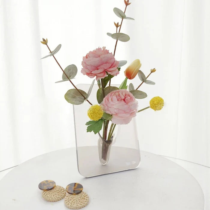 Transparent Photo Frame Vase