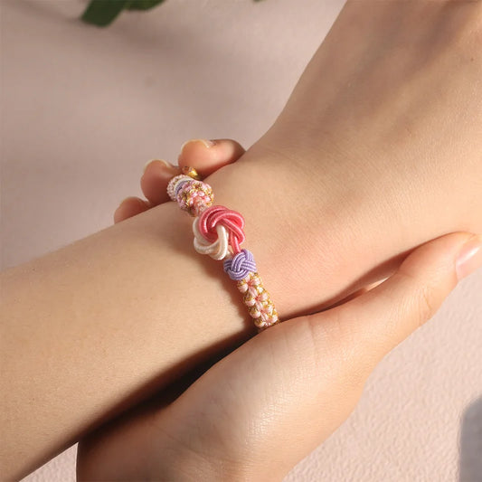 Peach Blossom Knot Bracelet