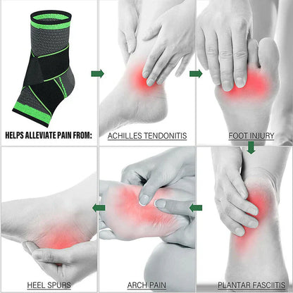 Plantar Fasciitis Sleeve with Support Straps